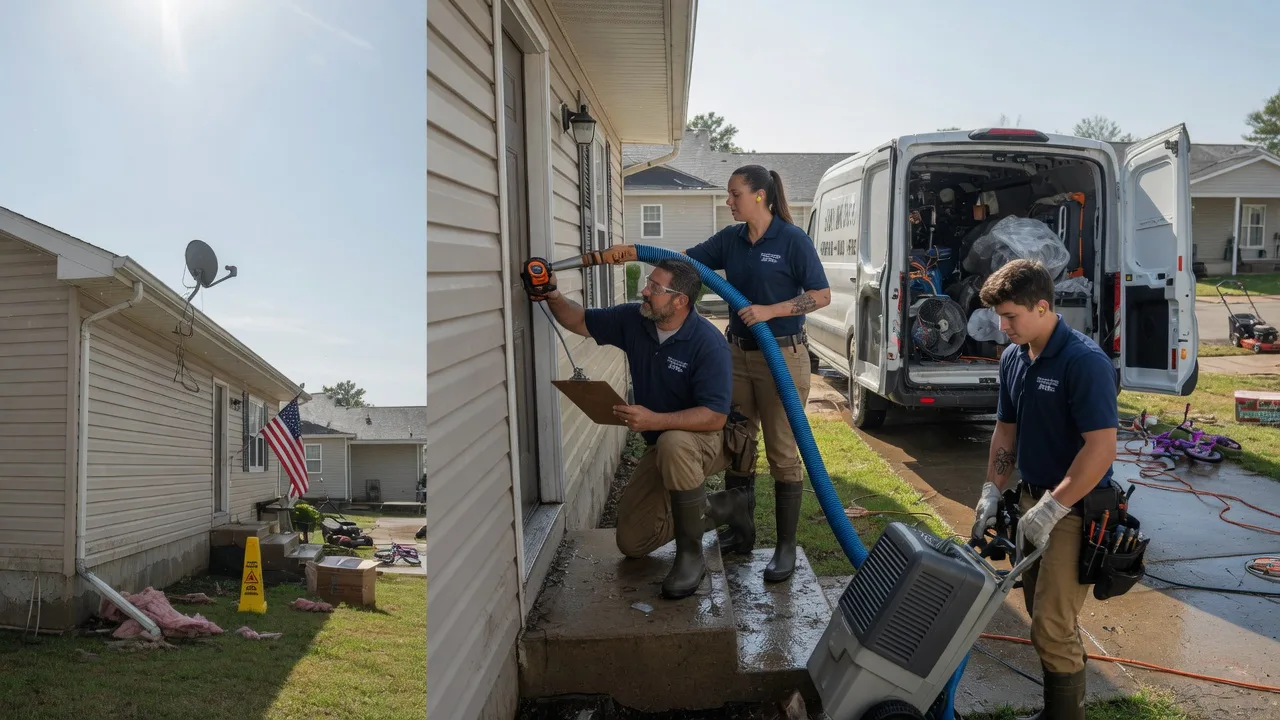 Ceiling Water Damage Restoration in Columbiana, AL near me